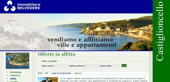 Agenzia Belvedere - affitti vendita immobili case vacanze, affitti estivi