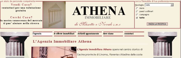 Athena Immobiliare: agenzia imobiliare, vendita e affitto di appartamenti a Cecina, Livorno